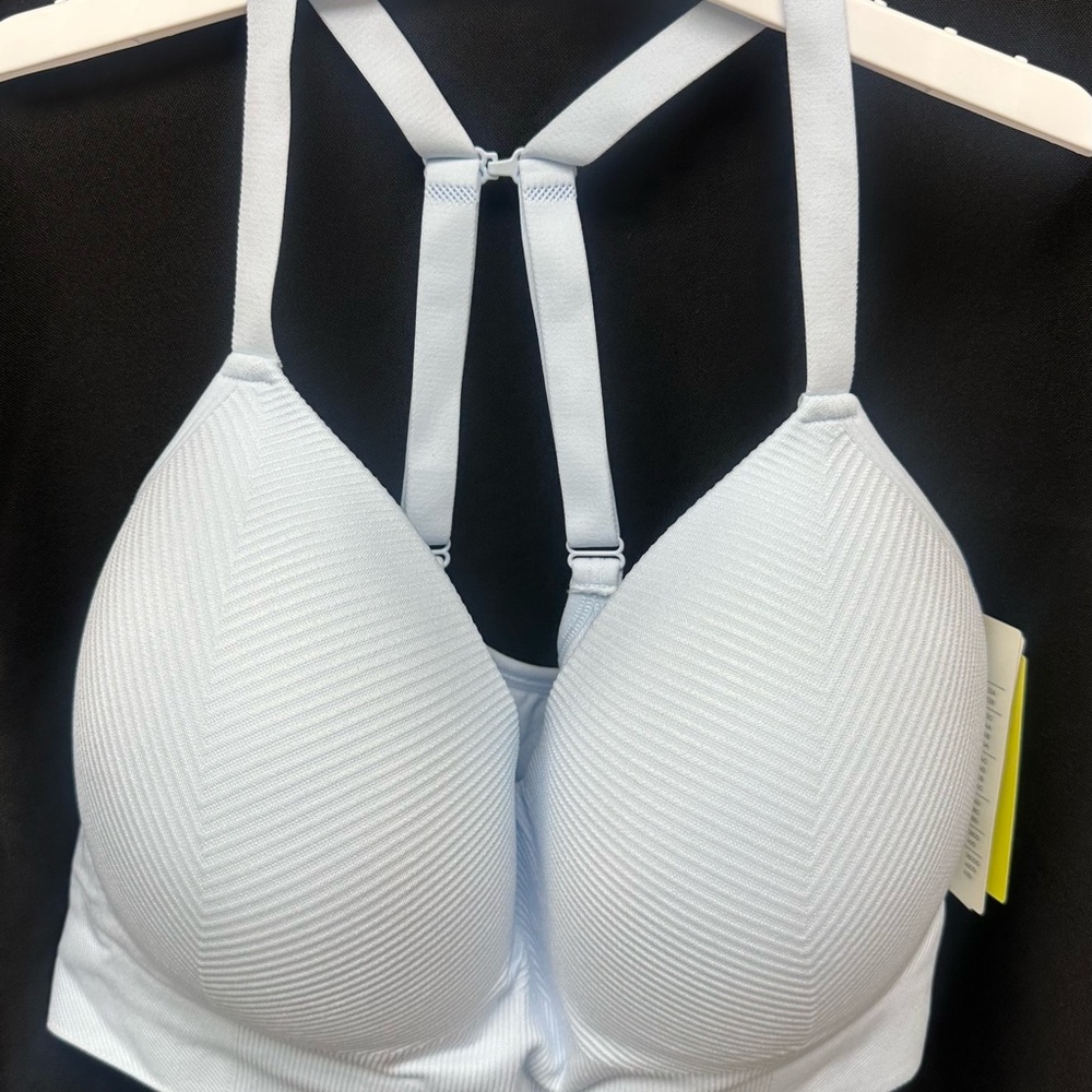 All in Motion Light Blue Strappy Bra